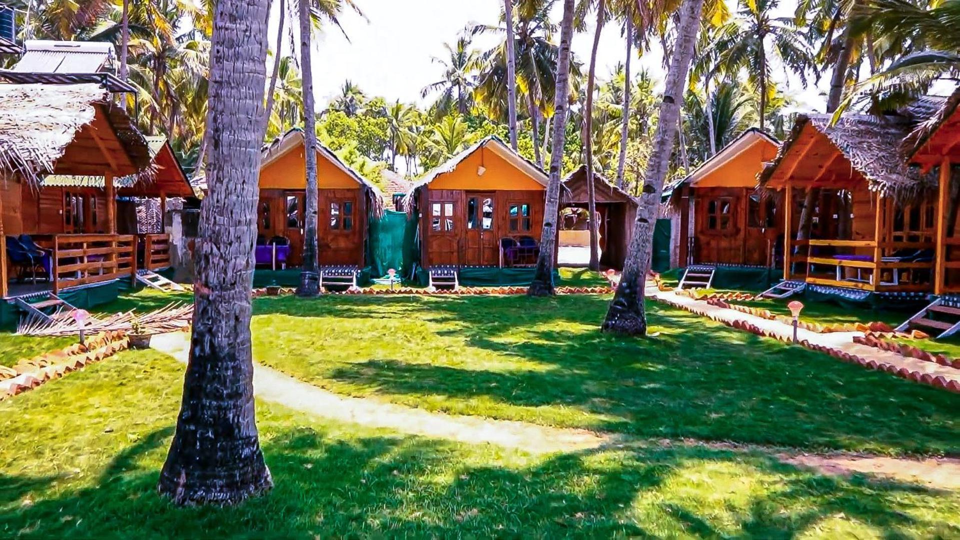 Hotel Om Sai Beach Huts Agonda Exterior foto