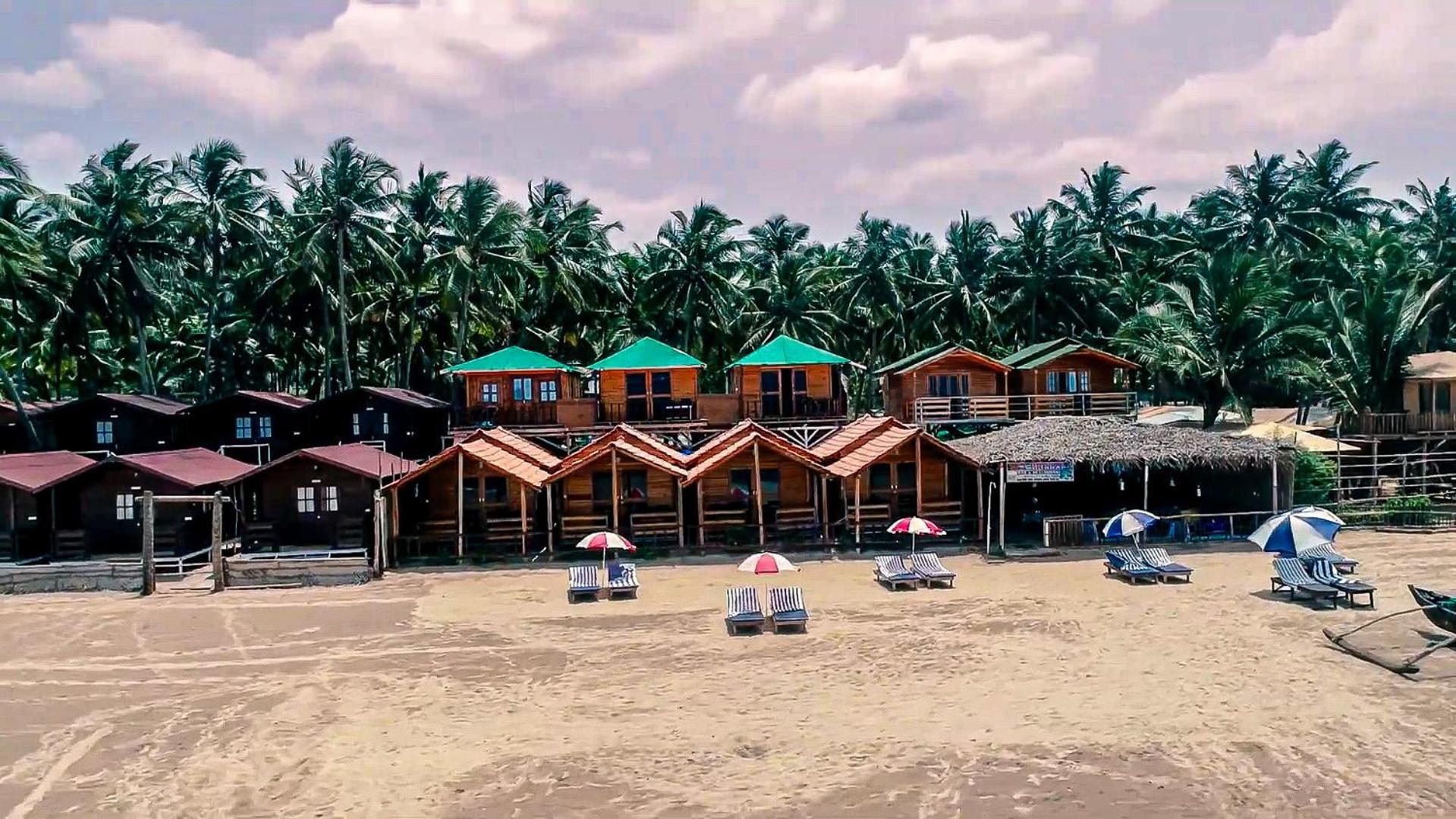 Hotel Om Sai Beach Huts Agonda Exterior foto