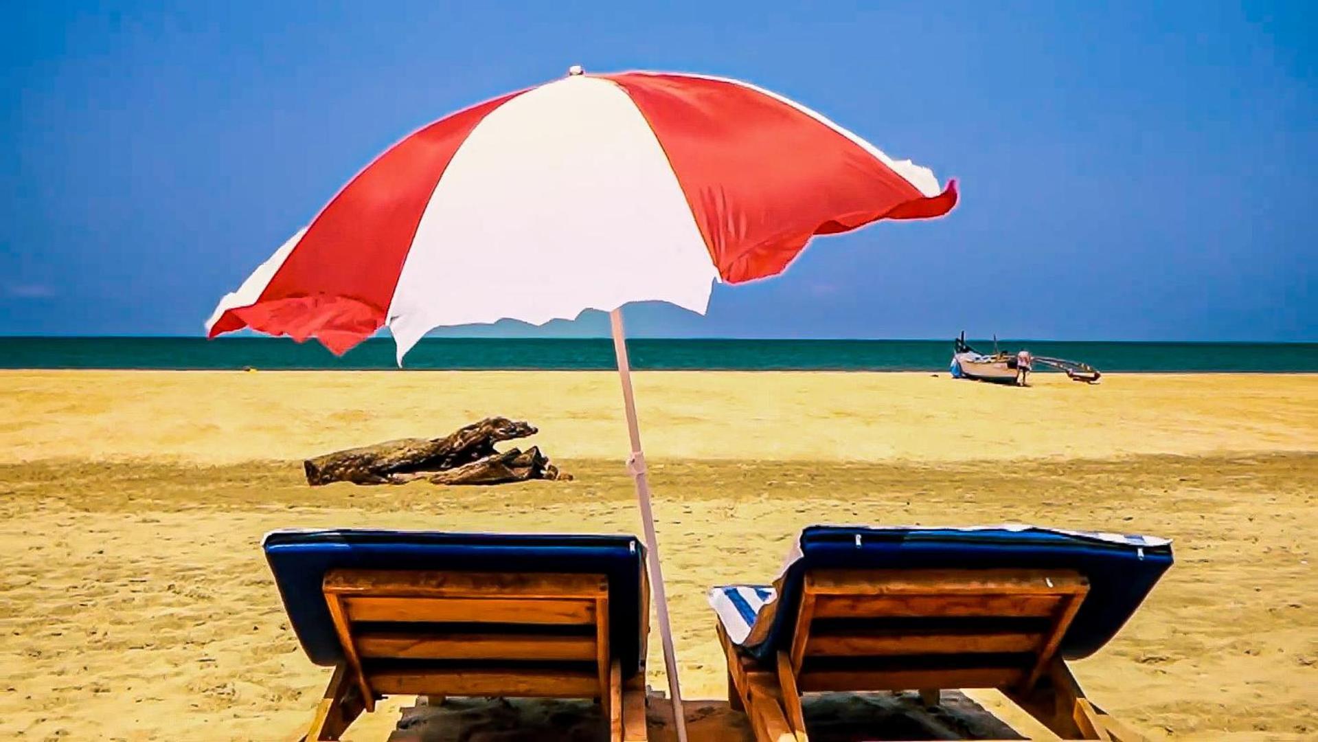 Hotel Om Sai Beach Huts Agonda Exterior foto