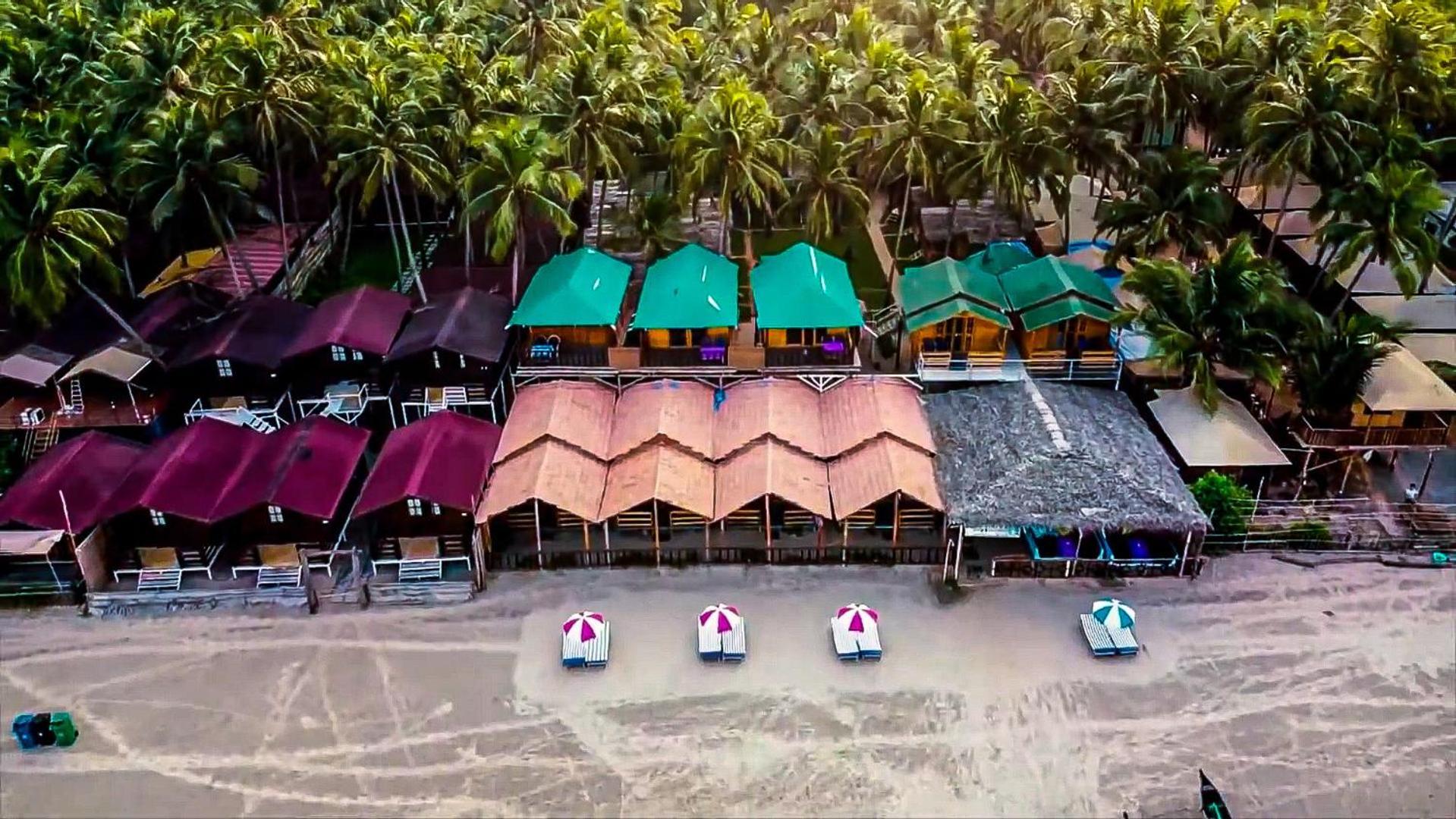 Hotel Om Sai Beach Huts Agonda Exterior foto